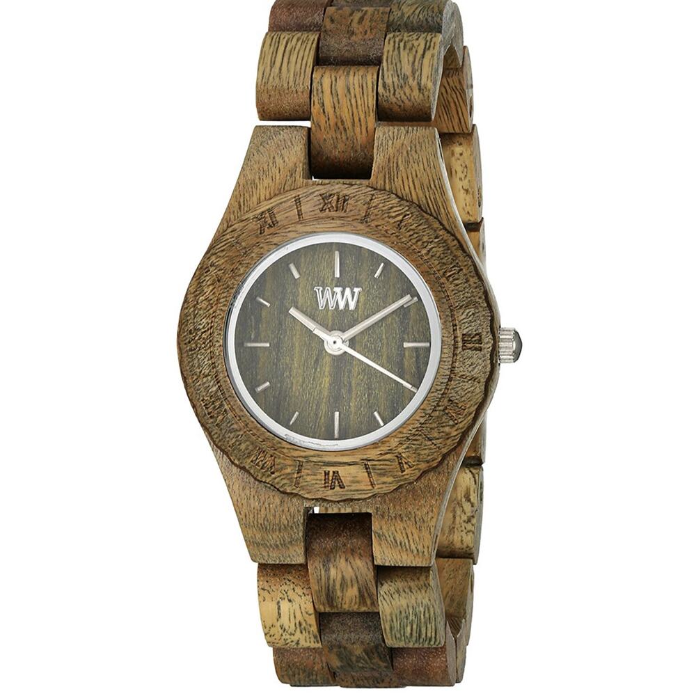 WEWOOD MOON ARMY WOODEN WATCH 100% WOOD ECO FRIENDLY BRAND NEW IN BOX AUTHENTIC